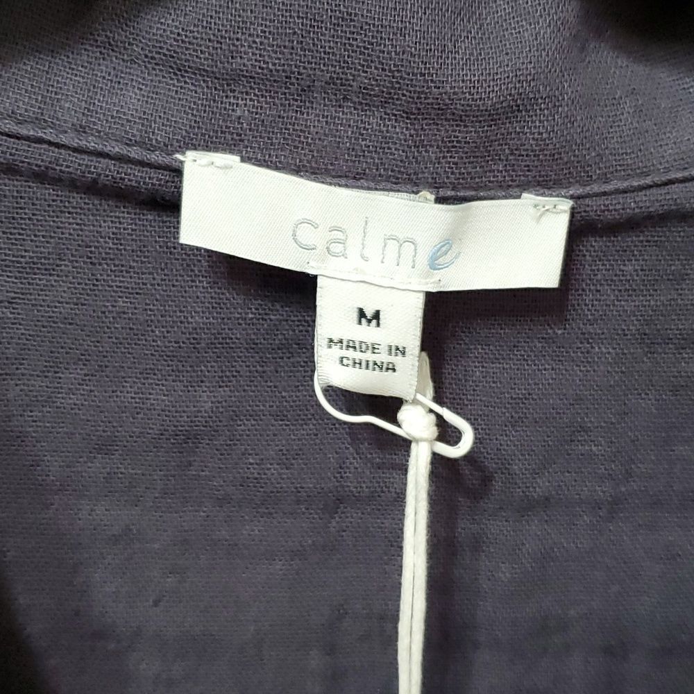 Johnny Was Calme Women's Double Packet Shacket,  Color Graphite Size Medium - Picture 5 of 8